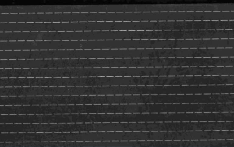 太陽能組件刻度線間距機器視覺係統檢測軟硬件方案